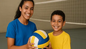SEMEL abre inscrições para a Escolinha de Vôlei & Cidadania em Teresina.