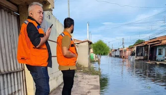 Obra de drenagem  em Parnaíba