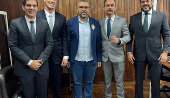 Representantes das forças de segurança do Piauí