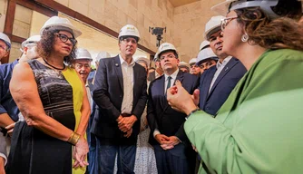 Ministros durante agenda no Piauí