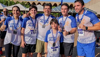 Governador Rafael Fonteles durante a 1ª edição da Corrida Alepi