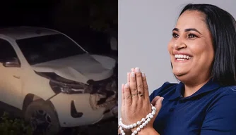 Prefeita de Boqueirão do Piauí se envolve em acidente