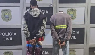 Suspeitos presos