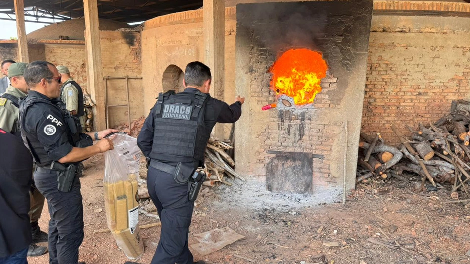 SSP-PI incinera drogas apreendidas no Piauí