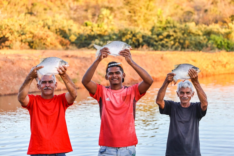 Piscicultores no Piauí