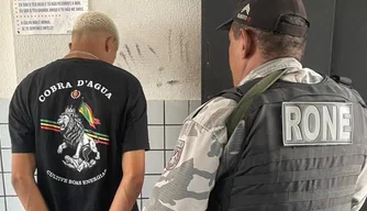 Suspeito preso