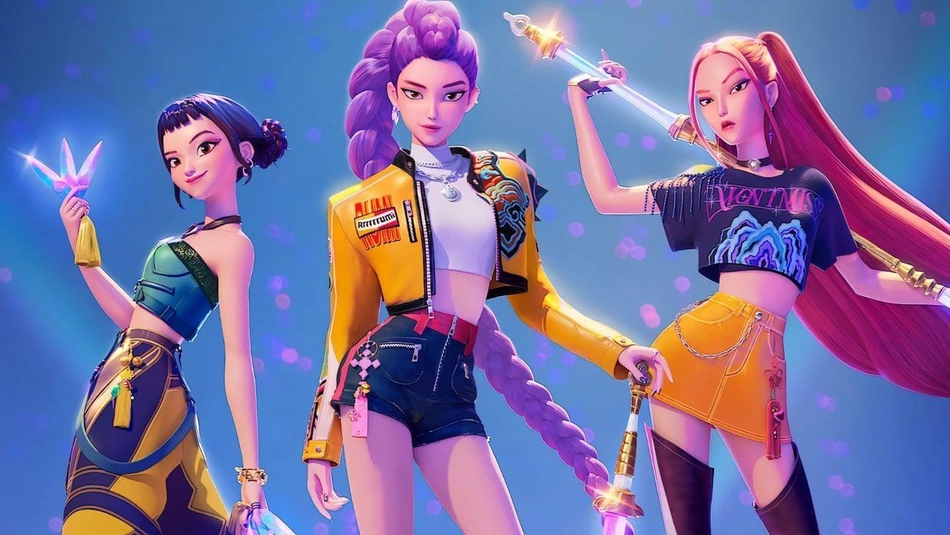 Animação  Guerreiras do Kpop 