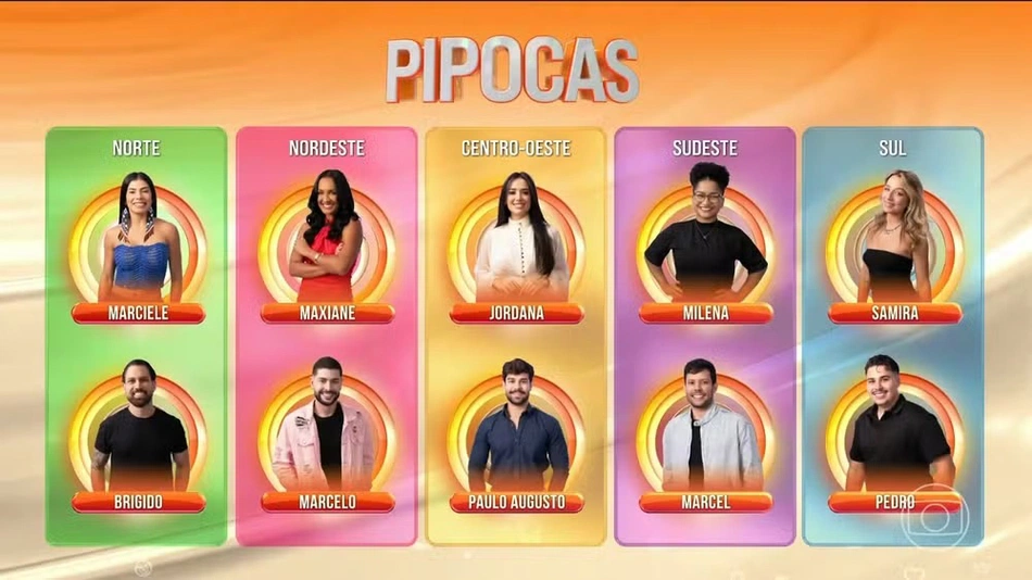 Participantes Pipoca do BBB 26