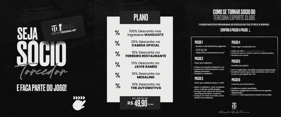 Teresina lança Sócio Torcedor