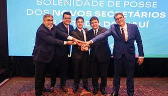 Rafael Fonteles empossa novos secretários da Segurança e da Saúde