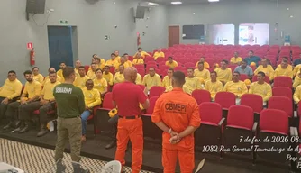 Capacitação de brigadista na cidade de Barras.