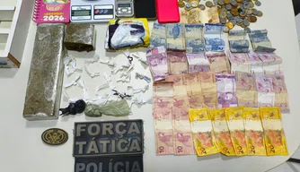 Materiais apreendidos