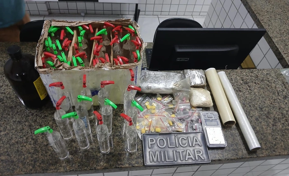 Material apreendido
