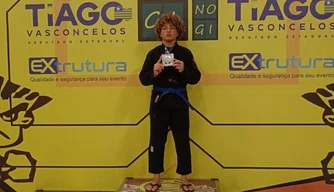 Walison, jovem atleta piauiense de Jiu-Jitsu