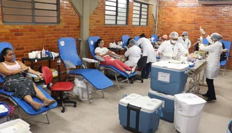 Campanha para incentivo de doação de sangue e cadastro de medula óssea