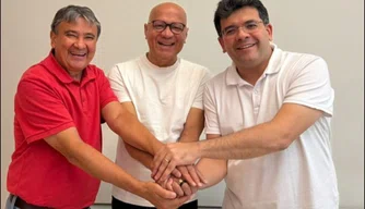Reunião entre Franzé Silva, Wellington Dias e Rafael Fonteles