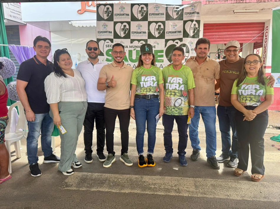 Secretaria de Saúde de Esperantina encerrou Março Lilás durante a IV Edição da Feira da Fartura