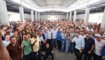 Ciro reforça pré-candidatura a reeleição e cumpre agenda em cidades do Sul do Piauí com inauguração de obr