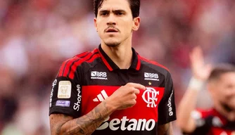 Jogador Pedro, do Flamengo