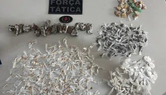 Polícia Militar apreende drogas em imóvel abandonado na zona Leste de Teresina