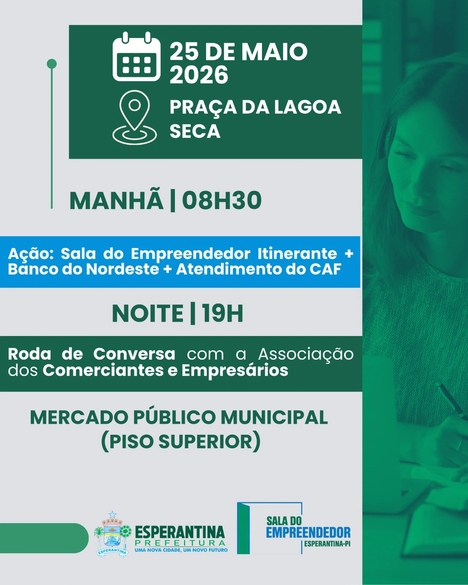Prefeitura de Esperantina realiza a Semana do MEI 2026 com foco no fortalecimento do empreendedorismo
