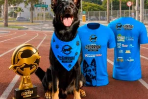 Secretaria de Segurança apresenta kit personalizado da 2ª Cãorrida 