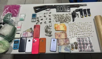 Operação policial resulta em prisão e apreensão de drogas e armas em Altos