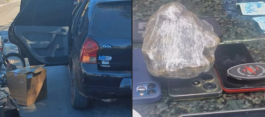 Polícia Militar prende dupla suspeita de tráfico de drogas em Teresina