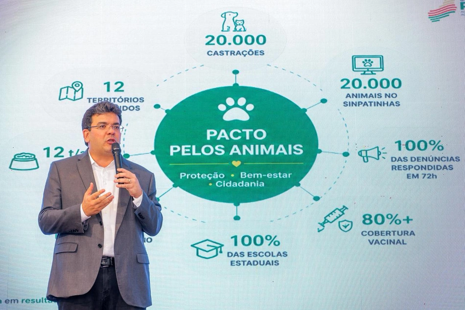 Rafael Fonteles lança Pacto pelos Animais e anuncia 20 mil castrações no Piauí