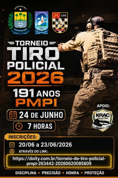 Polícia Militar do Piauí promove Torneio de Tiro Policial em 191 anos da Corporação
