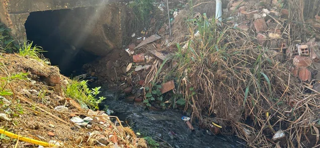 Moradores da Rua Andradina em Teresina convivem com esgoto à céu aberto
