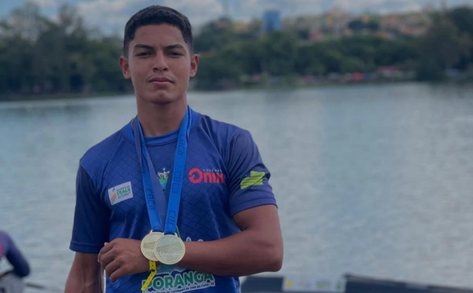Atleta piauiense é convocado para competição de base da canoagem mundial no Canadá