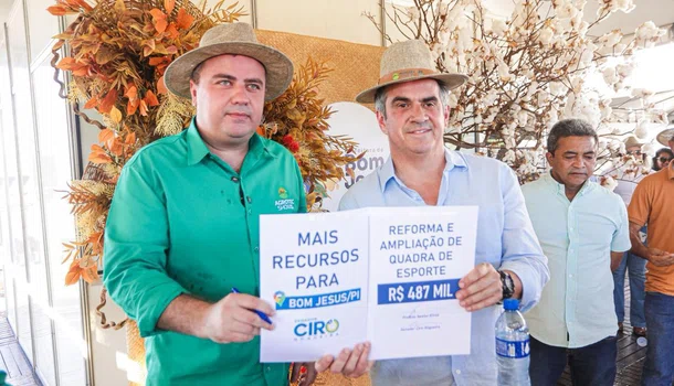 Ciro Nogueira leva mais investimentos a Bom Jesus como pavimentação e reforço à saúde