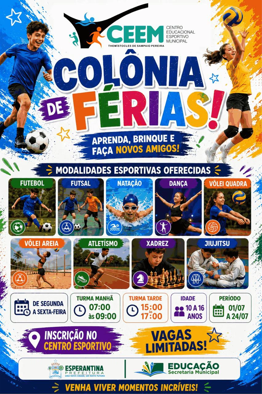 Colônia de Férias no CEEM