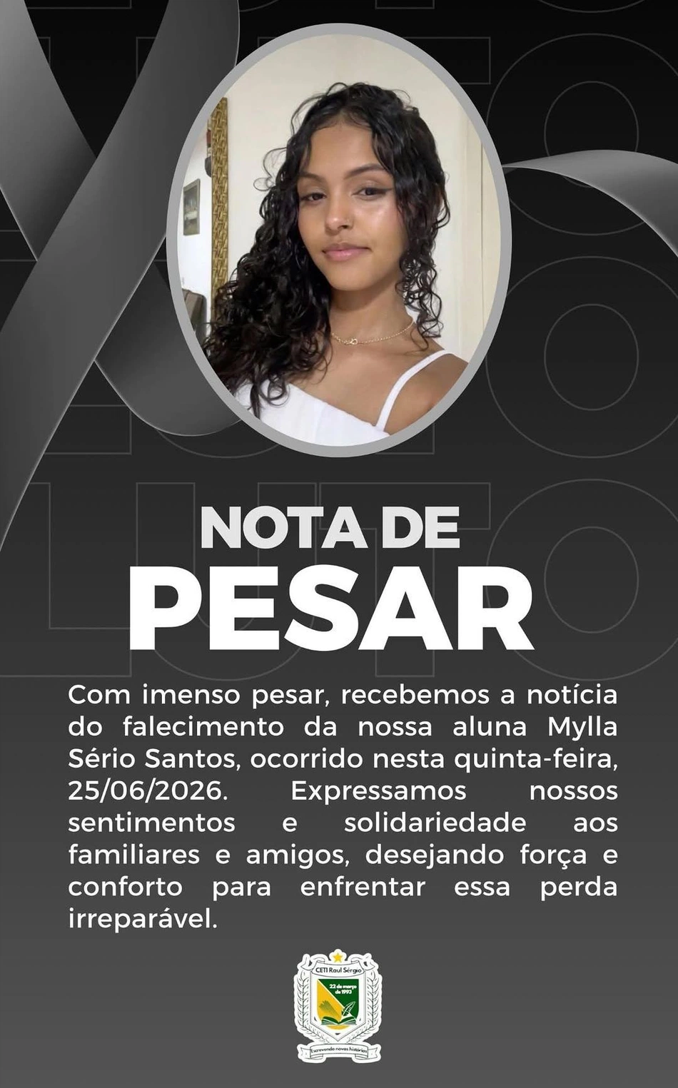 Nota de pesar