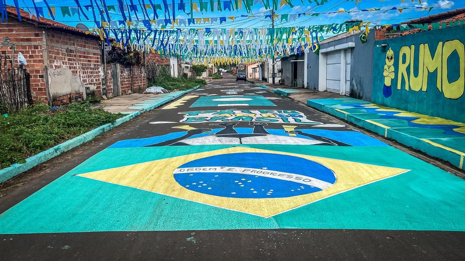 Rua José de Carvalho Ramos é a grande campeã do concurso “Minha Rua na Copa” em Esperantina