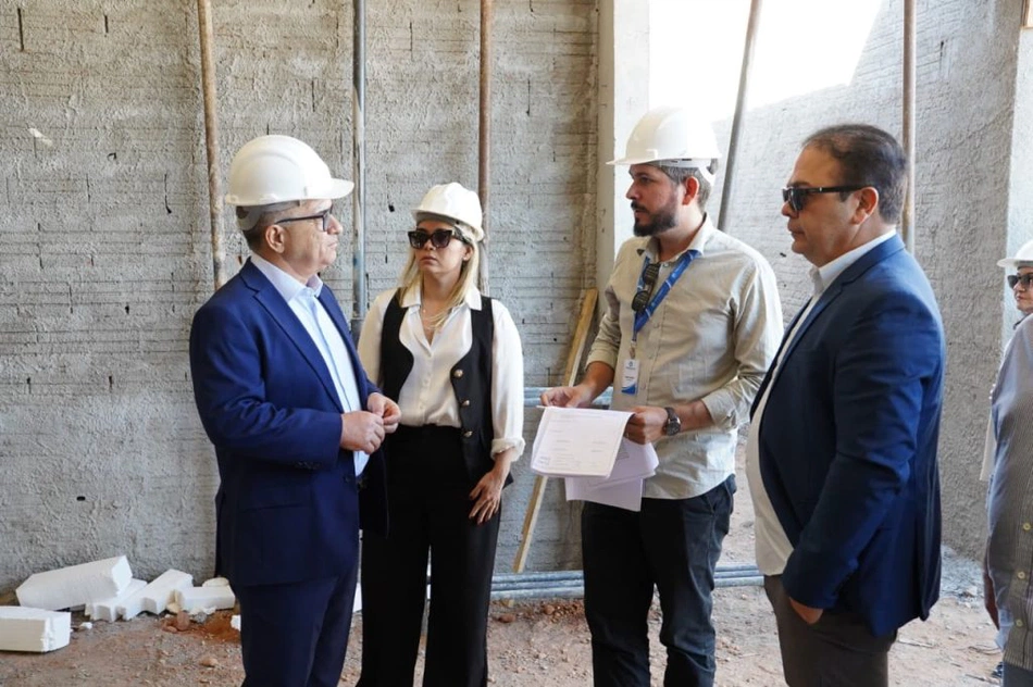 Presidente do TJPI vistoria obras do novo Fórum de São Raimundo Nonato