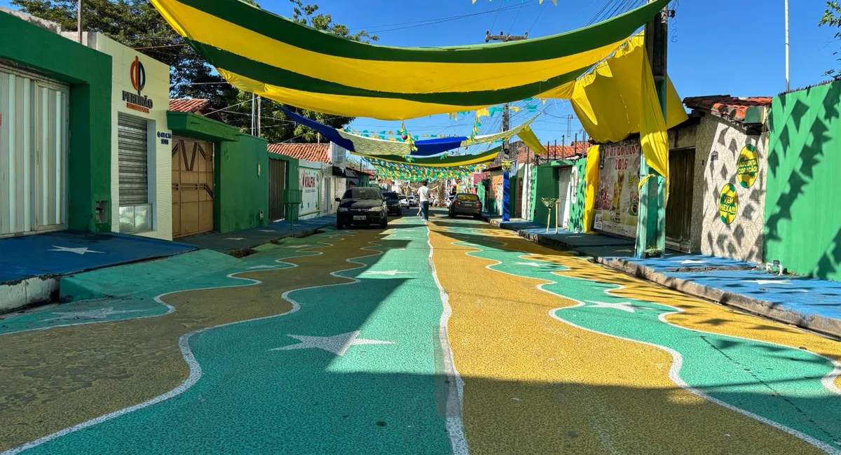 Rua da Copa do bairro Dirceu I