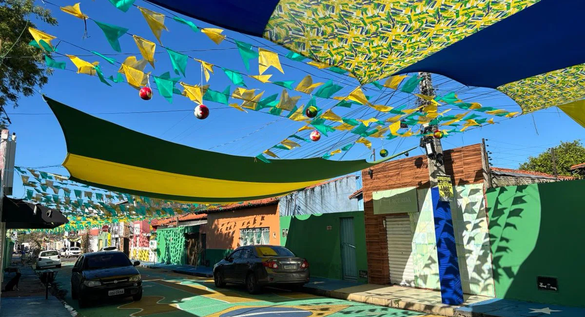 Rua da Copa do bairro Dirceu I