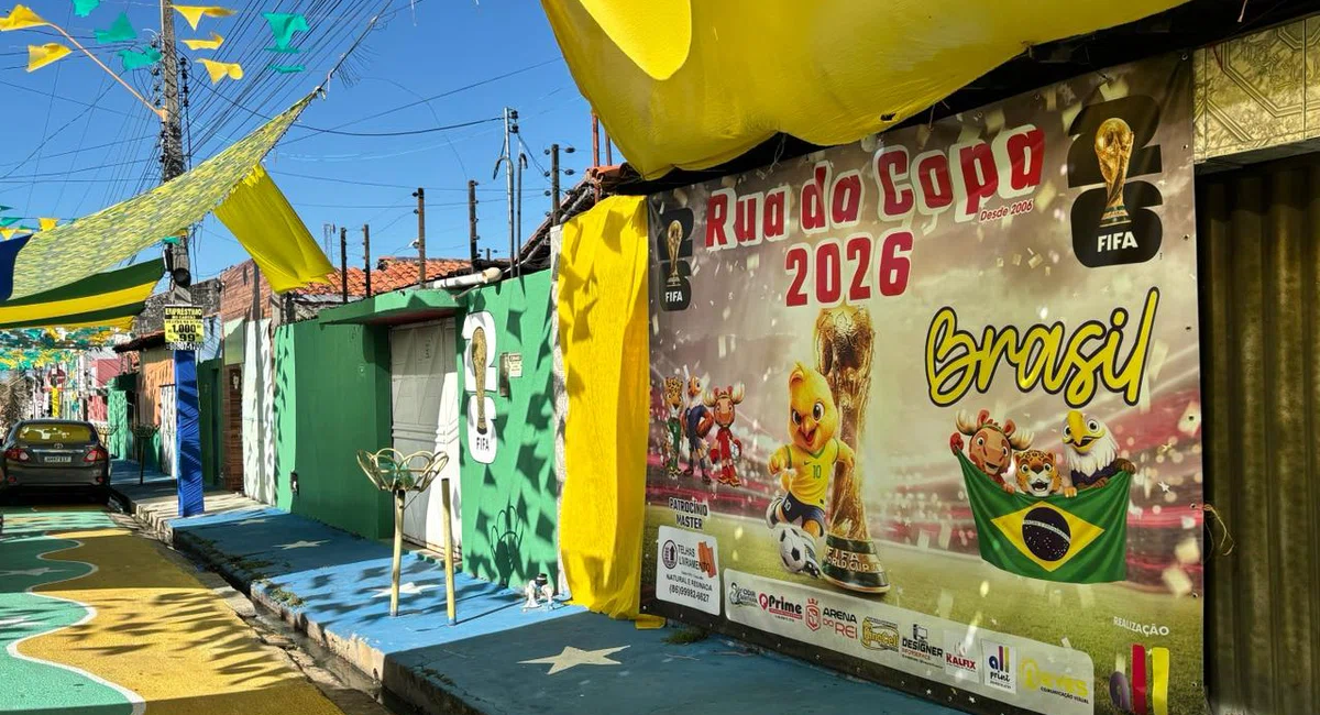 Rua da Copa do bairro Dirceu I