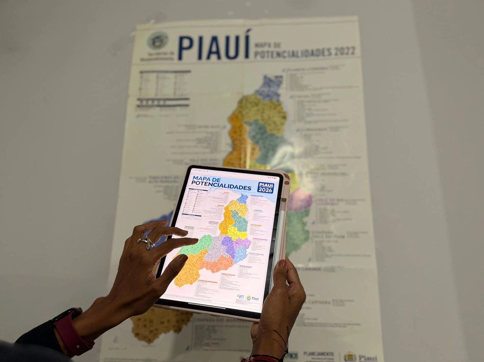 Mapa de Potencialidades Econômicas no Piauí