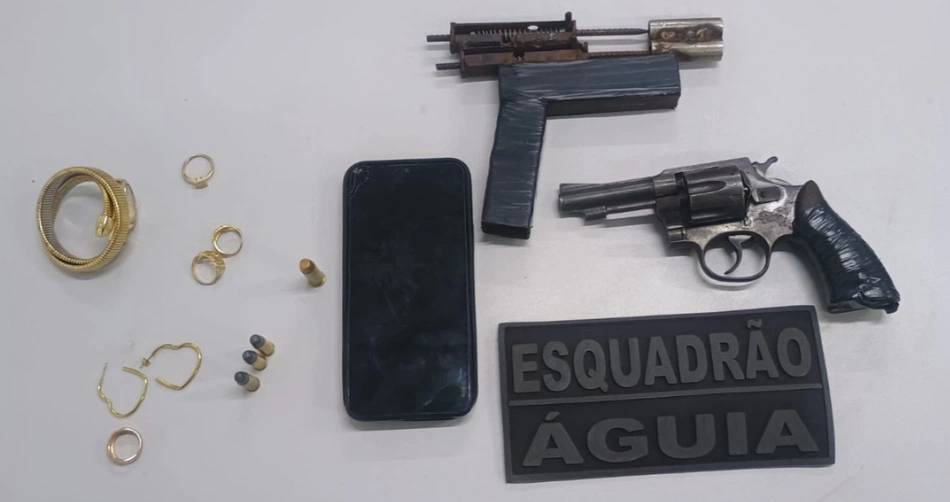 Materiais apreendidos