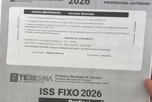 Secretaria de Teresina reforça prazo para pagamento do ISS 