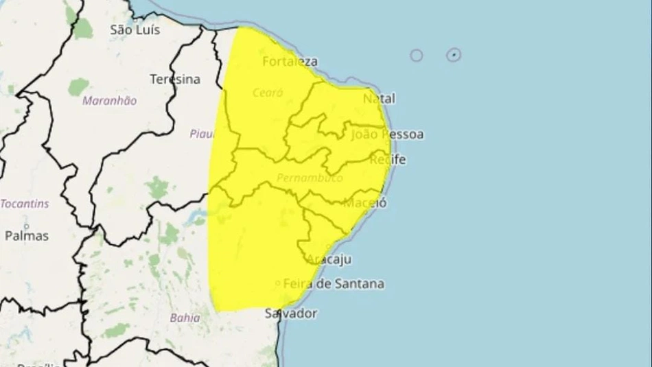 INMET emite alerta de vendaval e baixa umidade para municípios do Piauí