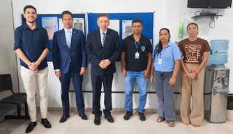 Representantes da Corregedoria do TRE visita cartório eleitoral de Buriti dos Lopes
