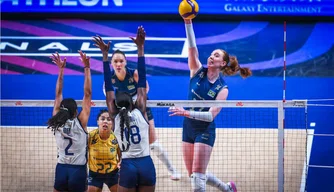 Brasil vence a Itália por 3 sets a 2 e avança para a final da Liga das Nações
