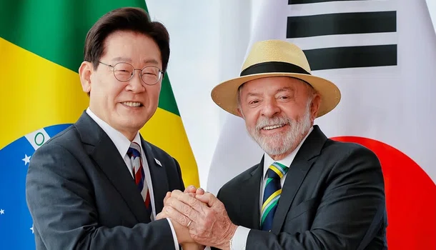 Presidente da Coreia do Sul e Lula
