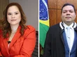 Advogada Hillana Martina Lopes e advogado Daniel Eufrásio