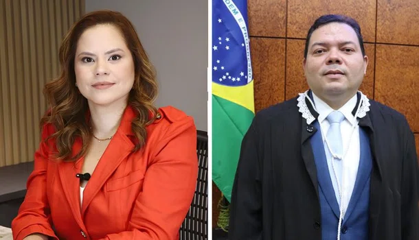 Advogada Hillana Martina Lopes e advogado Daniel Eufrásio