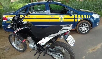 A motocicleta foi encontrada em um trecho urbano de Teresina